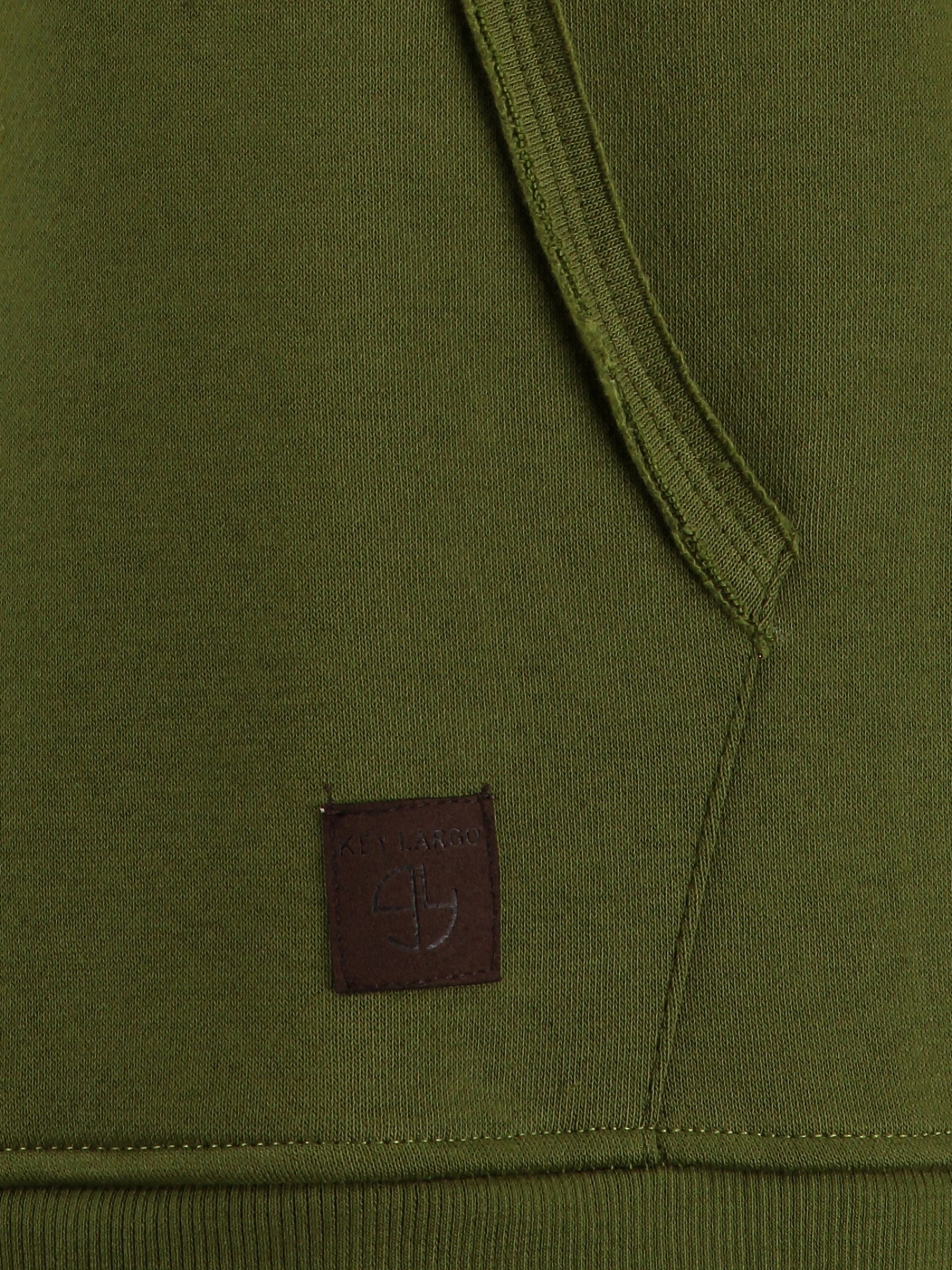 Key Largo Sweatjakke 'CONFIDENCE' i grøn