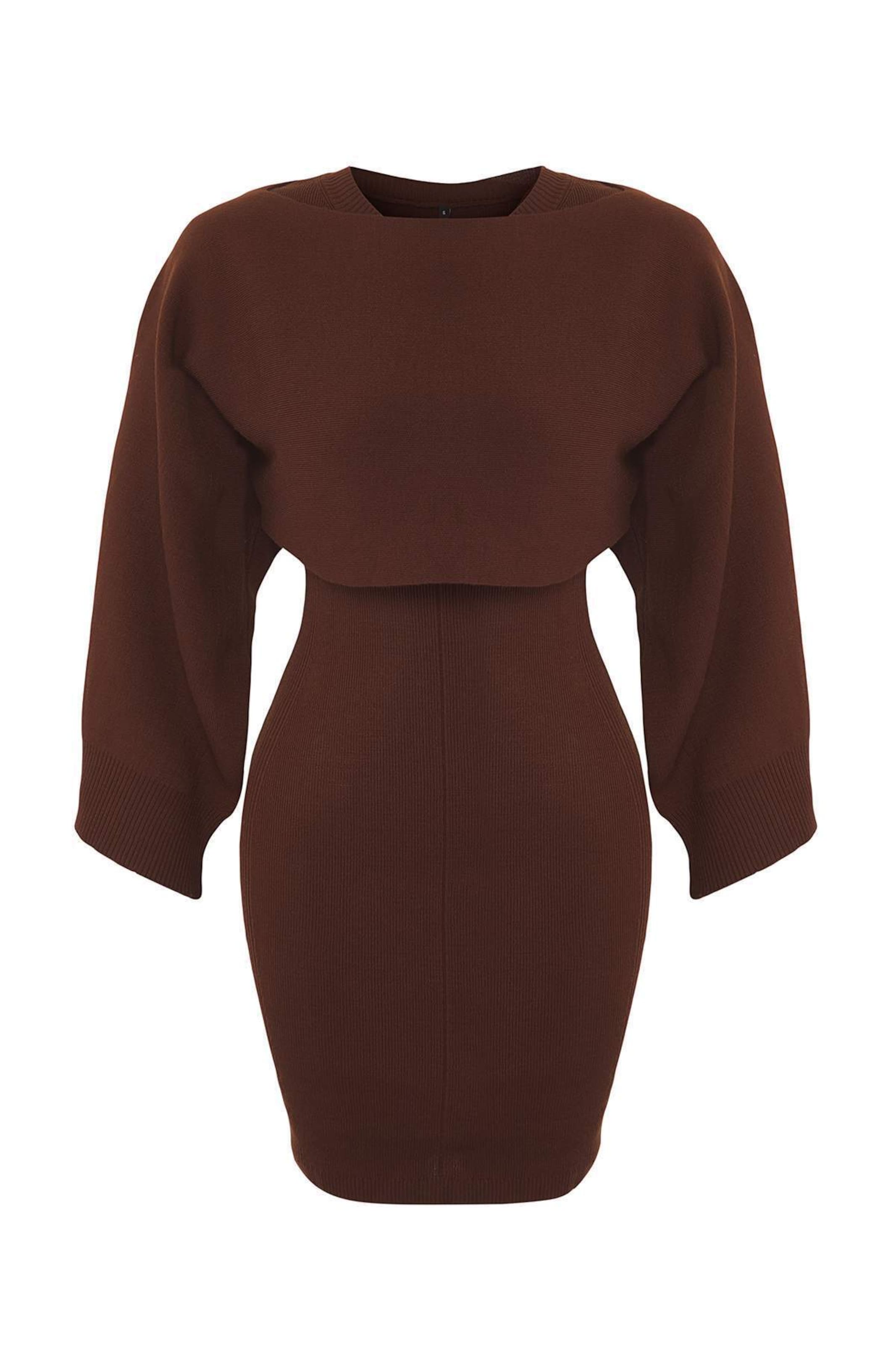 Trendyol Kleid in Braun: Vorderseite
