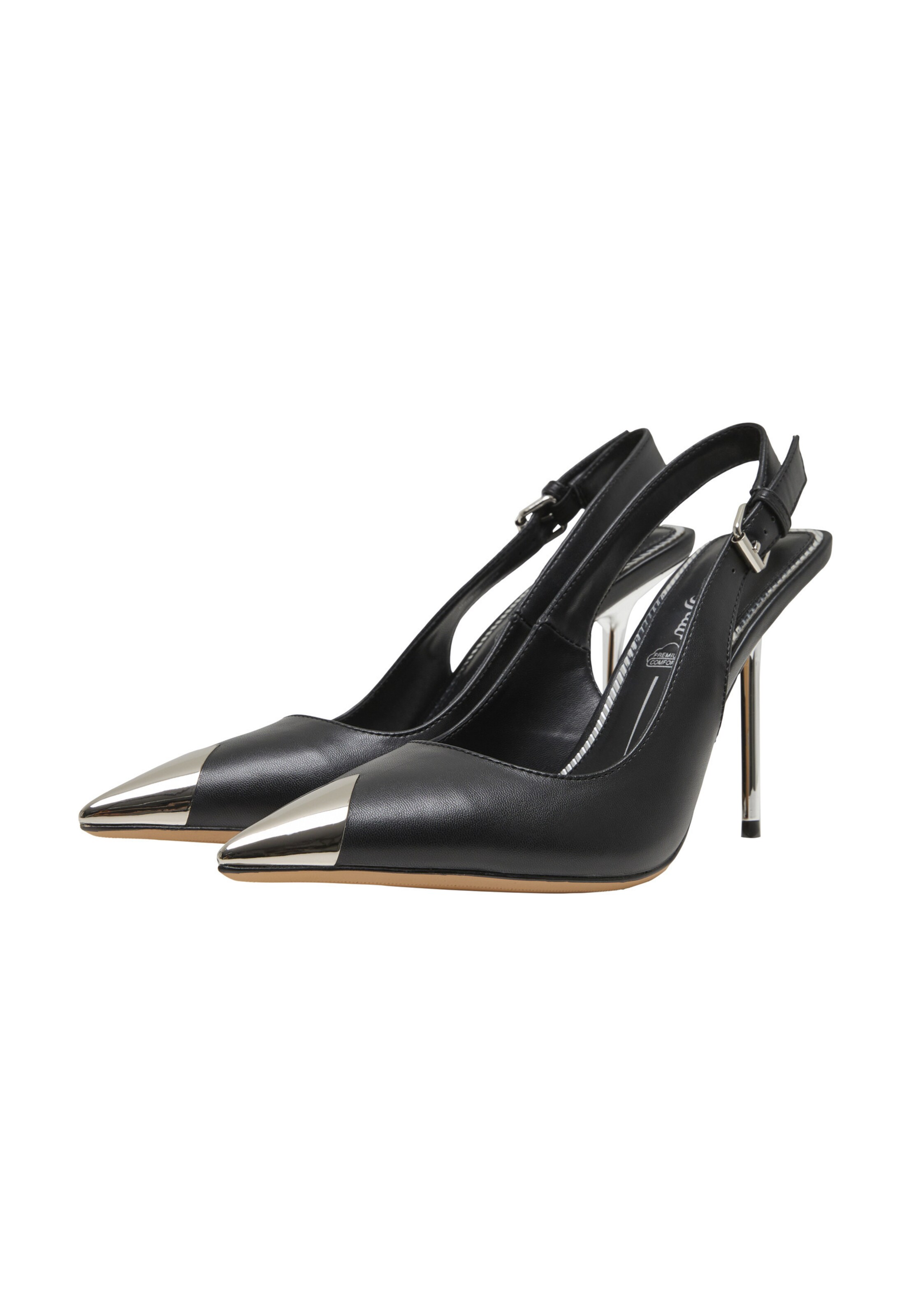 Décolleté sling 'Leyla' di BUFFALO in nero