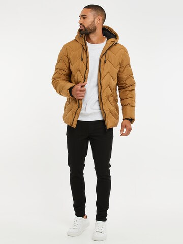 Threadbare Between-season jacket 'Sandey' in Brown