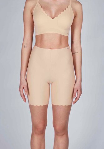 Skiny Skinny Παντελόνι σμίλευσης 'Micro Lovers' σε μπεζ: μπροστά