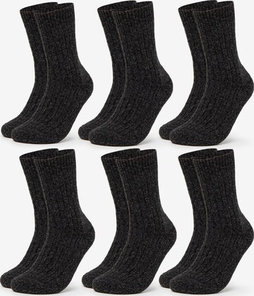 Occulto Socks 'Finn' in Grey: front