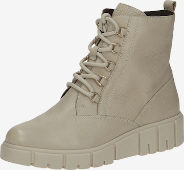 Bottines à lacets CAPRICE en beige : devant