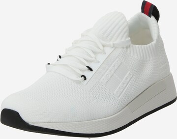 Tommy Jeans Sneakers in White: front