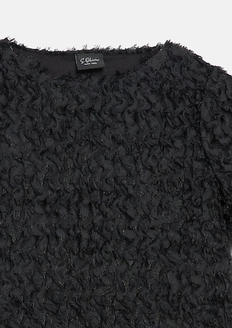 s.Oliver Blouse in Zwart: voorkant