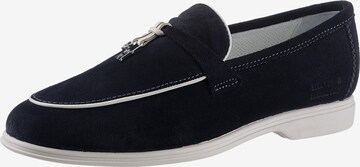 MELVIN & HAMILTON Moccasins in Blue: front