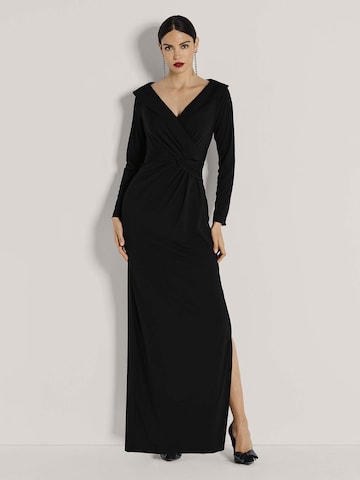 MADELEINE Abendkleid in Schwarz: Vorderseite