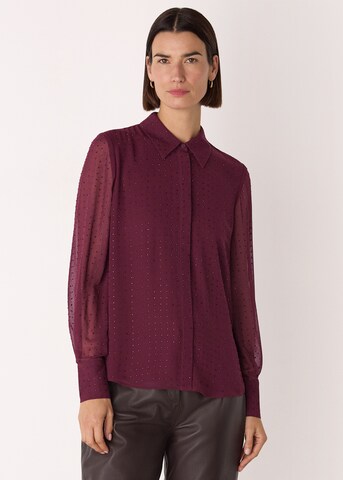 Whistles Shirt in Purple: front