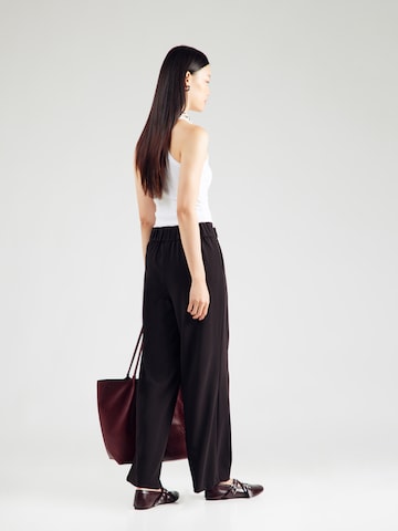 VERO MODA Wide Leg Bukser med lægfolder 'VMSTAR' i sort