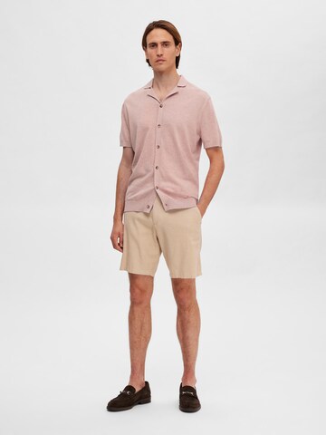 SELECTED HOMME - Ajuste regular Camisa en rosa