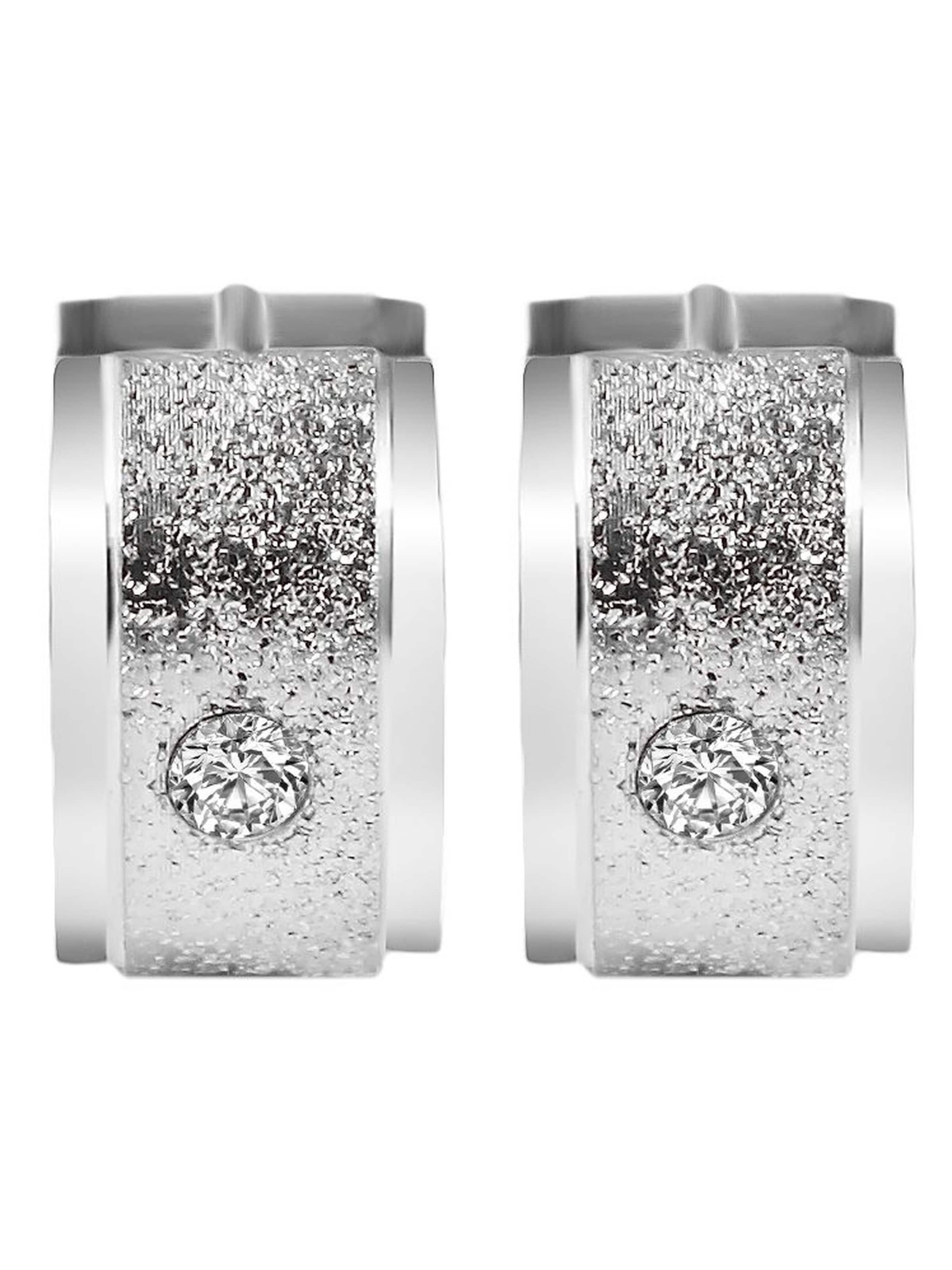 Akzent Earrings 'Maja, langlebig' in Silver: front