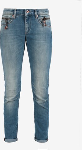 Miracle of Denim Skinny Jeans in Blue: front