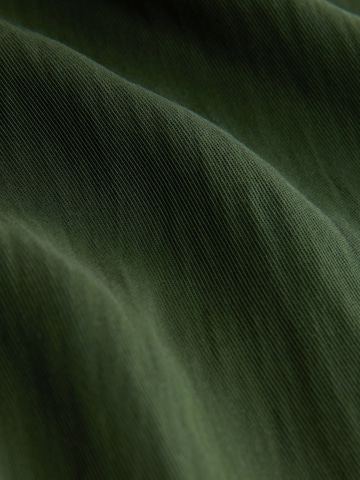 Next - Pierna ancha Pantalón plisado en verde