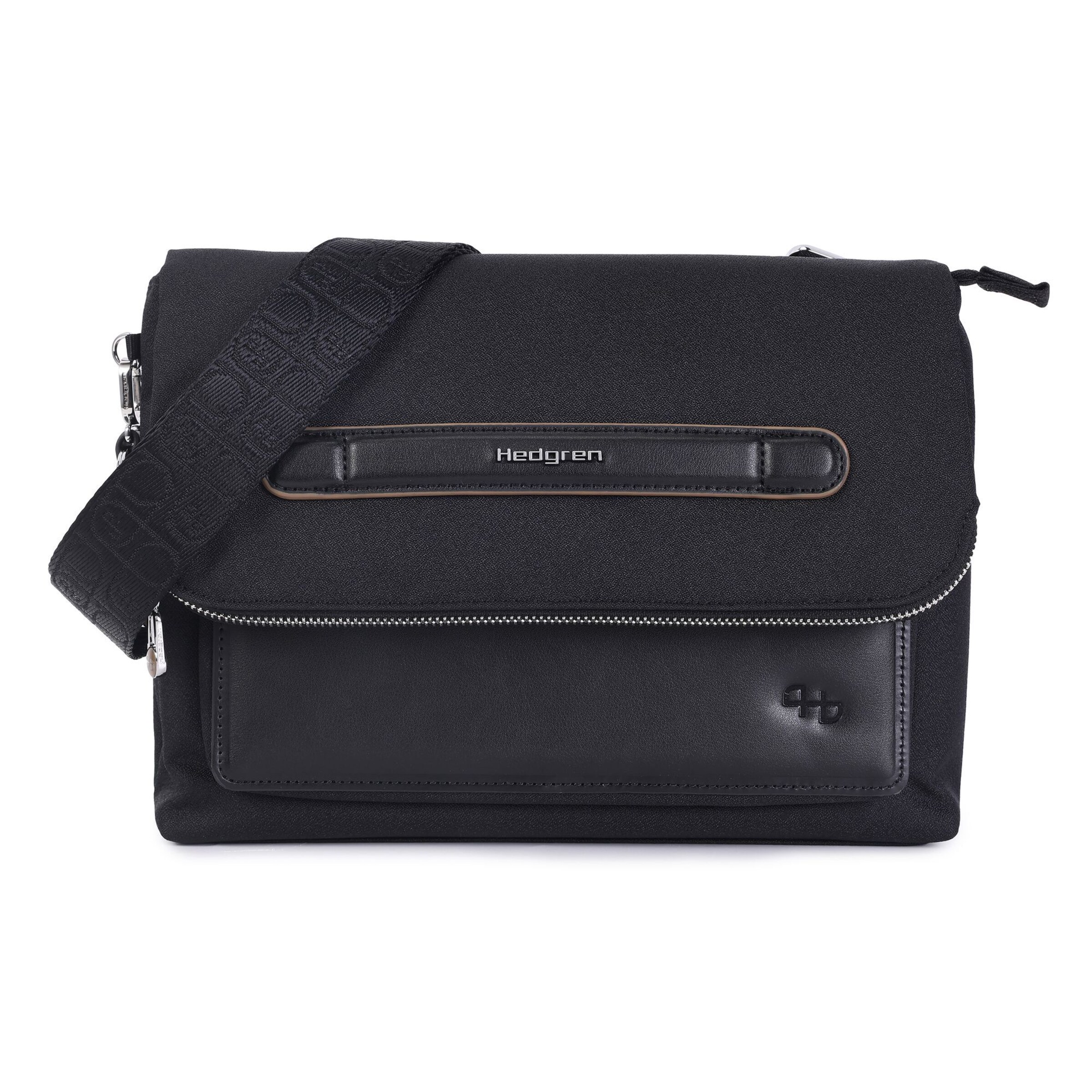 Hedgren Schoudertas 'Fika' in Zwart: voorkant