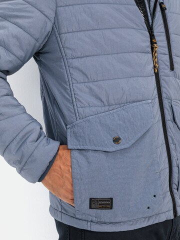 CAMEL ACTIVE Stepp-Blouson mit Kapuze in Blau