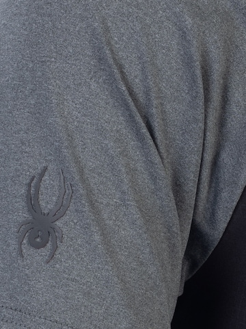 T-Shirt fonctionnel Spyder en gris