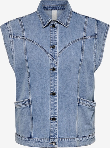 Gilet 'CARKENNEDY' ONLY Carmakoma en bleu : devant