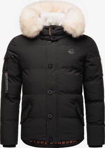 Veste d’hiver 'Halvaar' STONE HARBOUR en noir : devant