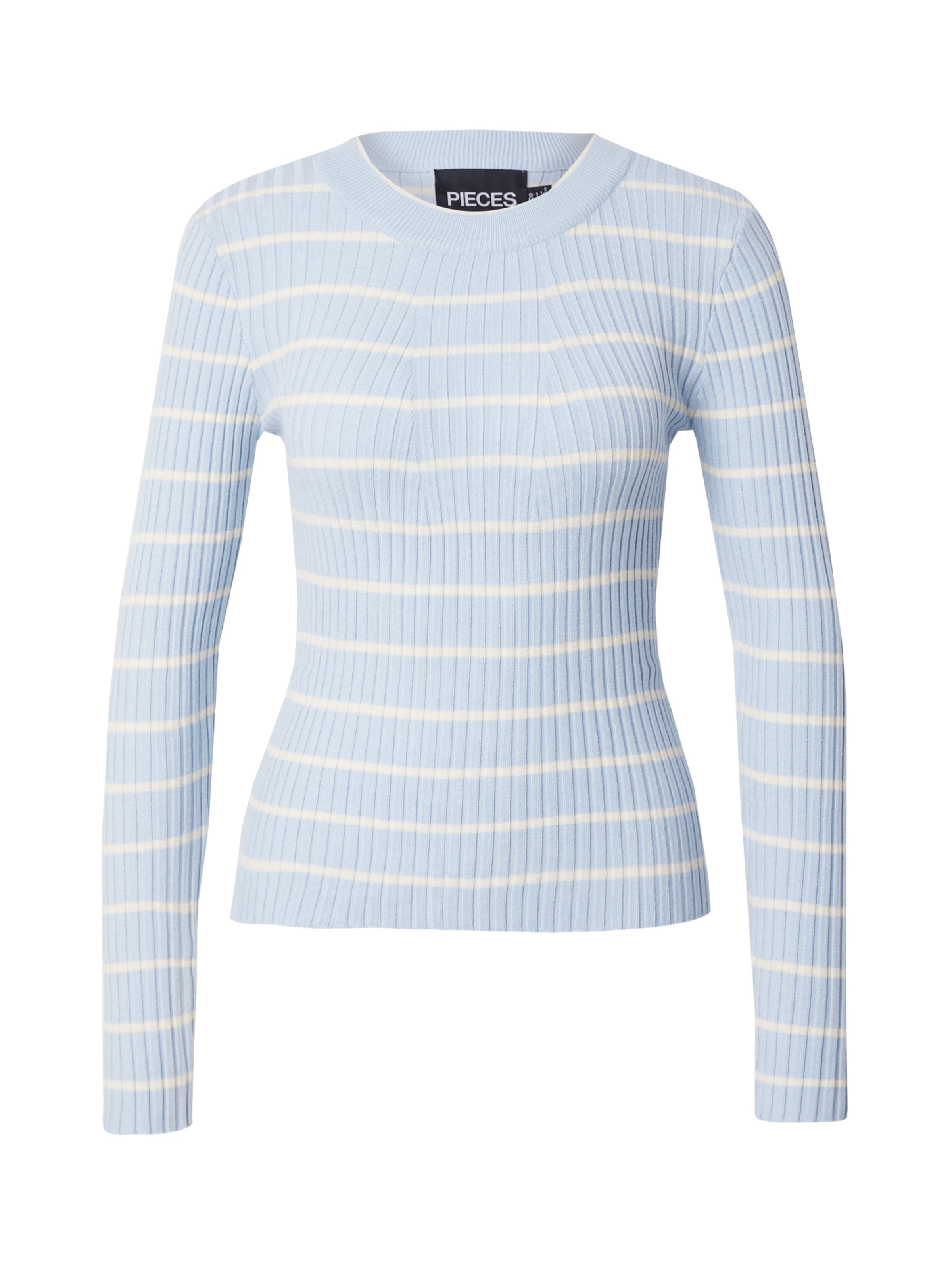 zils PIECES Džemperis 'PCCRISTA': no priekšpuses