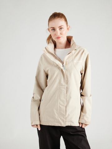 VAUDE Sportsjakke 'Rosemoor II' i beige: forside