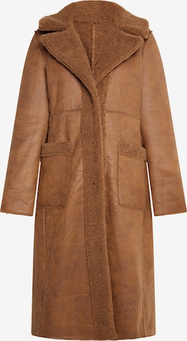 usha FESTIVAL Winter coat 'Rakata' in Brown: front