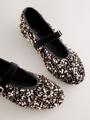 Next Ballerina met riempjes in Zwart