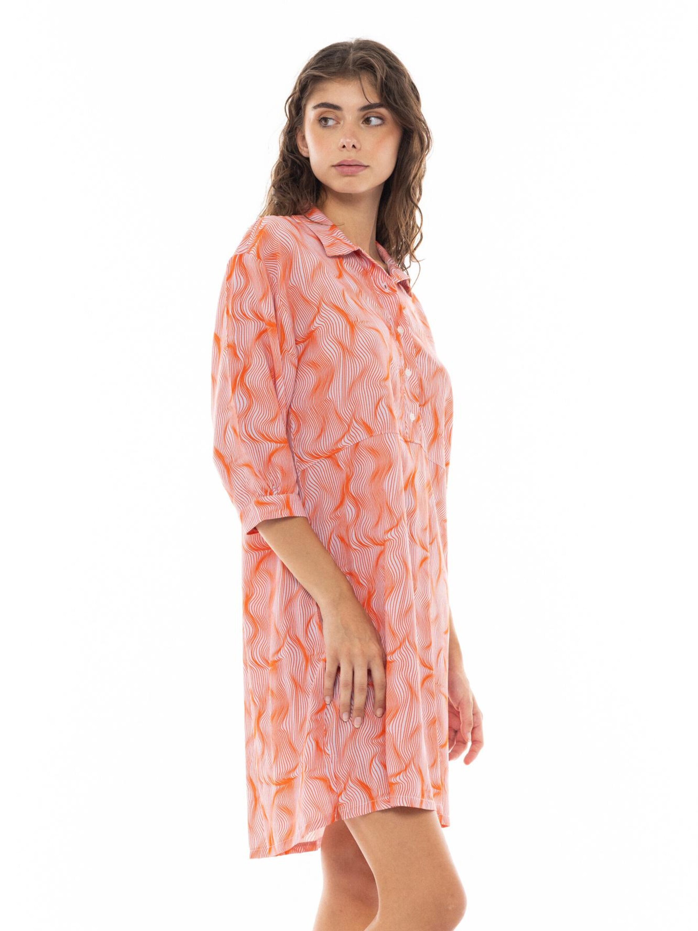 Abito estivo 'WAVES' di Pink Label in arancione