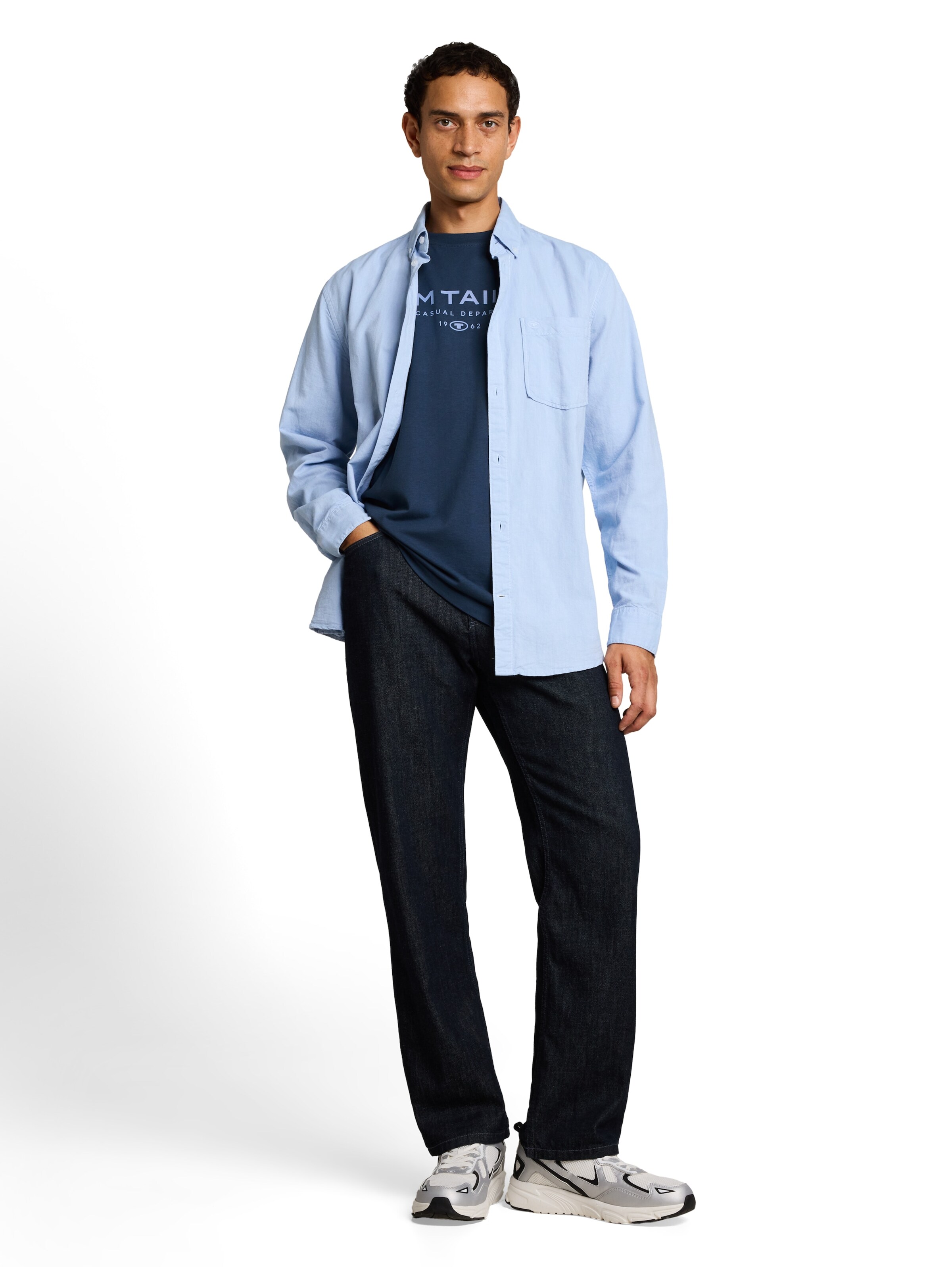 TOM TAILOR T-Shirt in Blau: Vorderseite