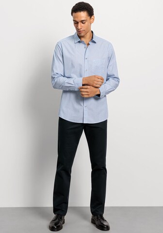 OLYMP Regular Fit Businesshemd in Blau