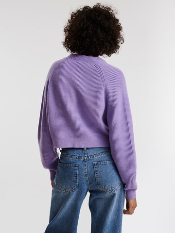 Cardigan 'Geena' EDITED en violet