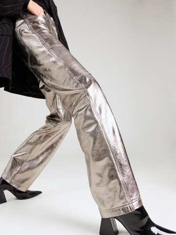 Stella Nova Regular Trousers 'DUNIA' in Silver