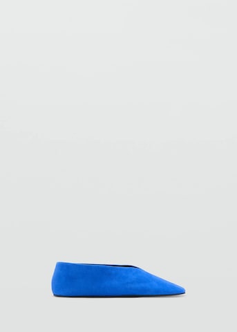 MANGO Ballet Flats 'Bablue' in Blue