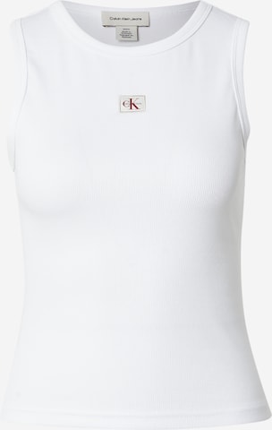 Calvin Klein JeansTop - bijela boja: prednji dio