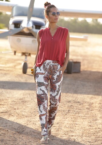 LASCANA Tapered Pants in Mixed colors