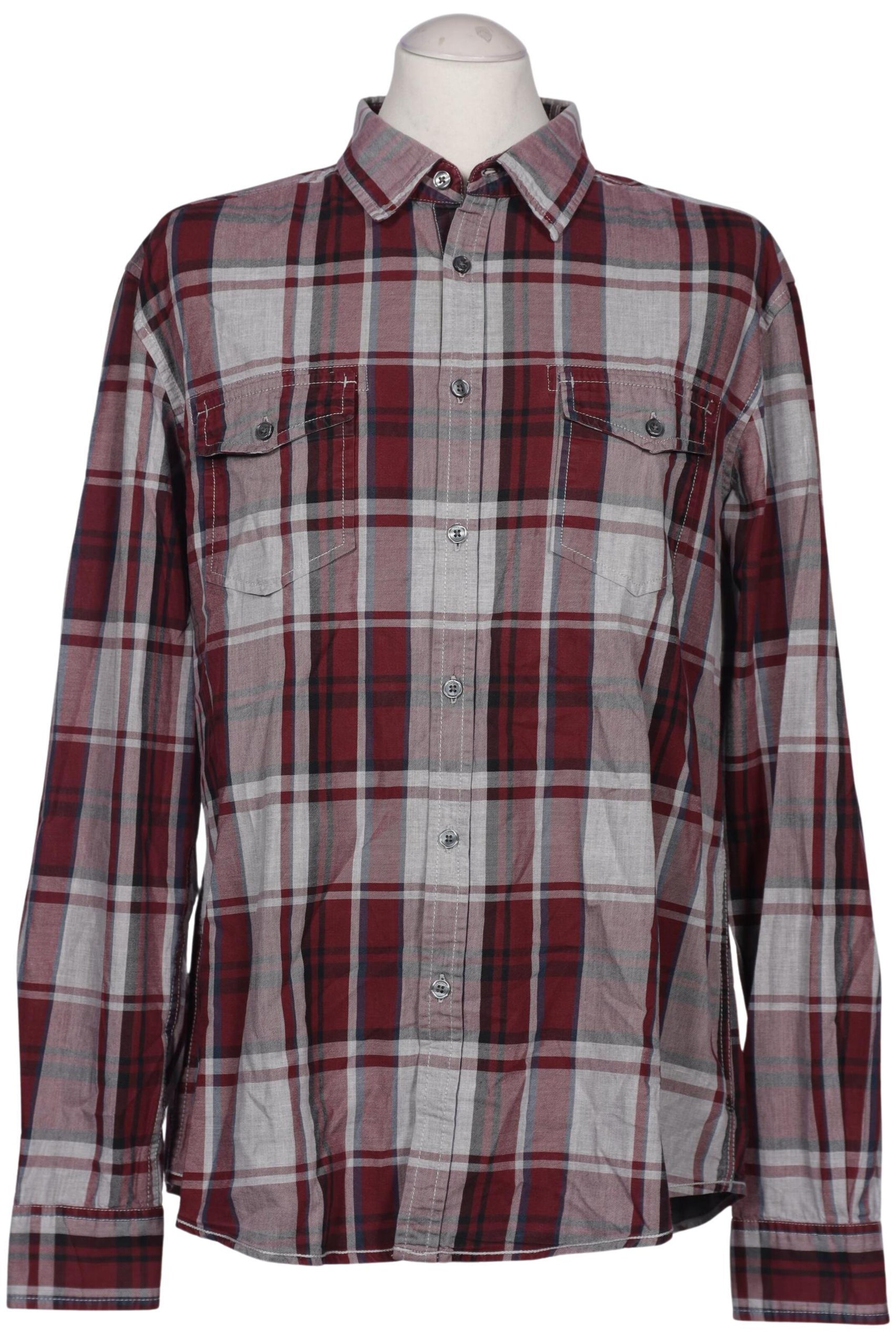 ESPRIT Button Up Shirt in XL in Red: front