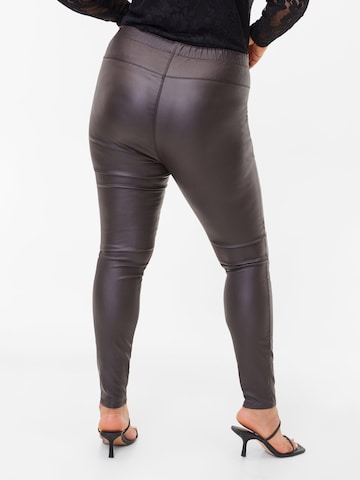 Zizzi - Skinny Leggings em castanho