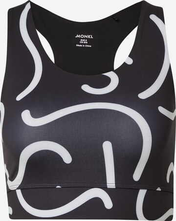 Top di Monki in nero: frontale