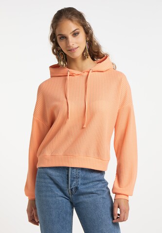 Sweat-shirt IZIA en orange : devant