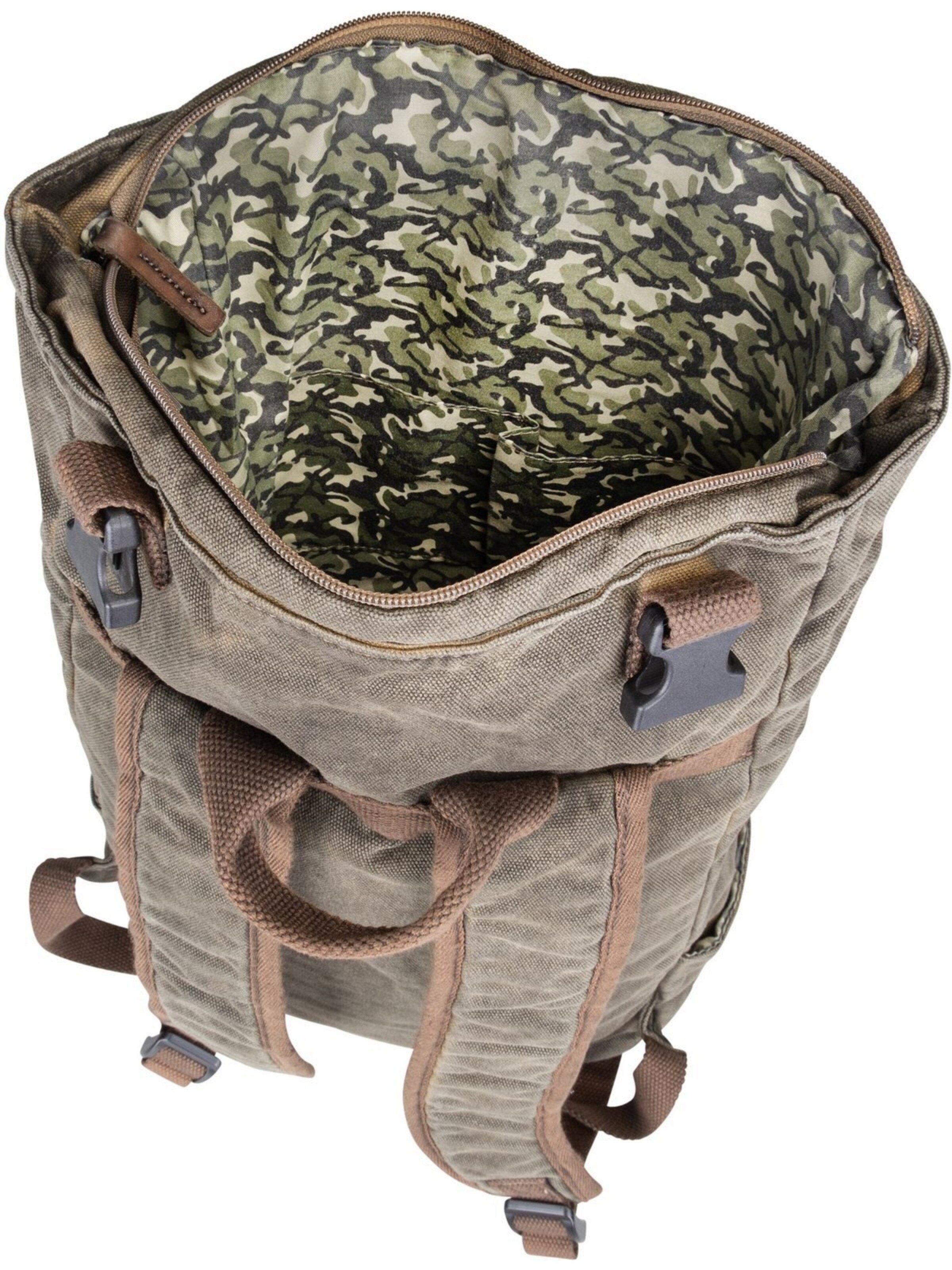 GREENBURRY Rucksack 'Aviator Explorer' in Grün