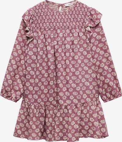 MANGO KIDS Robe 'Iris' en baie / blanc, Vue avec produit