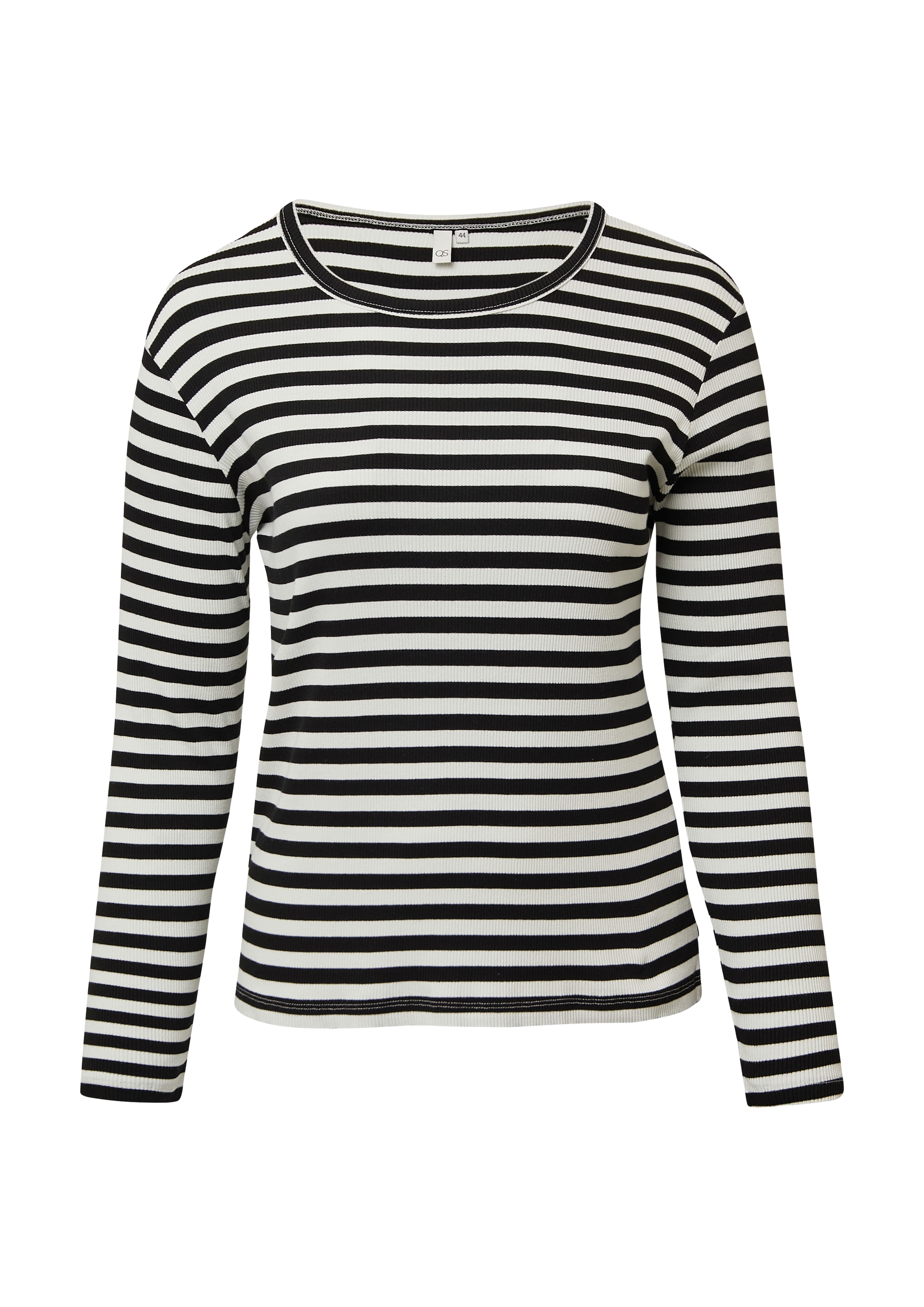 QS Shirt in Schwarz: Vorderseite