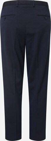 Coupe slim Pantalon à plis BURTON MENSWEAR LONDON en bleu