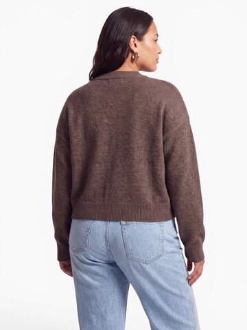 CITA MAASS Knit cardigan in Brown