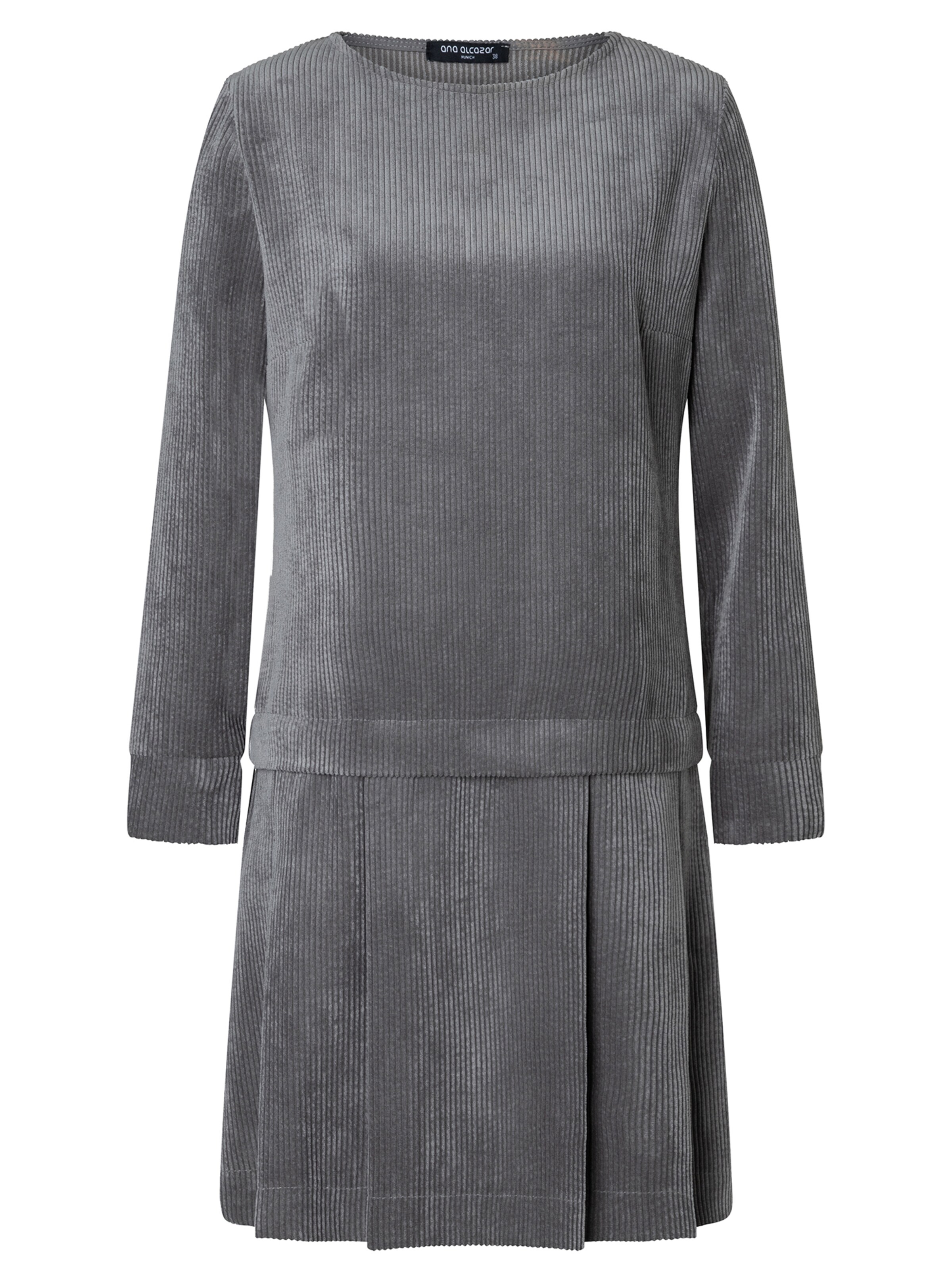Ana Alcazar Jurk 'Adika' in Grijs: voorkant