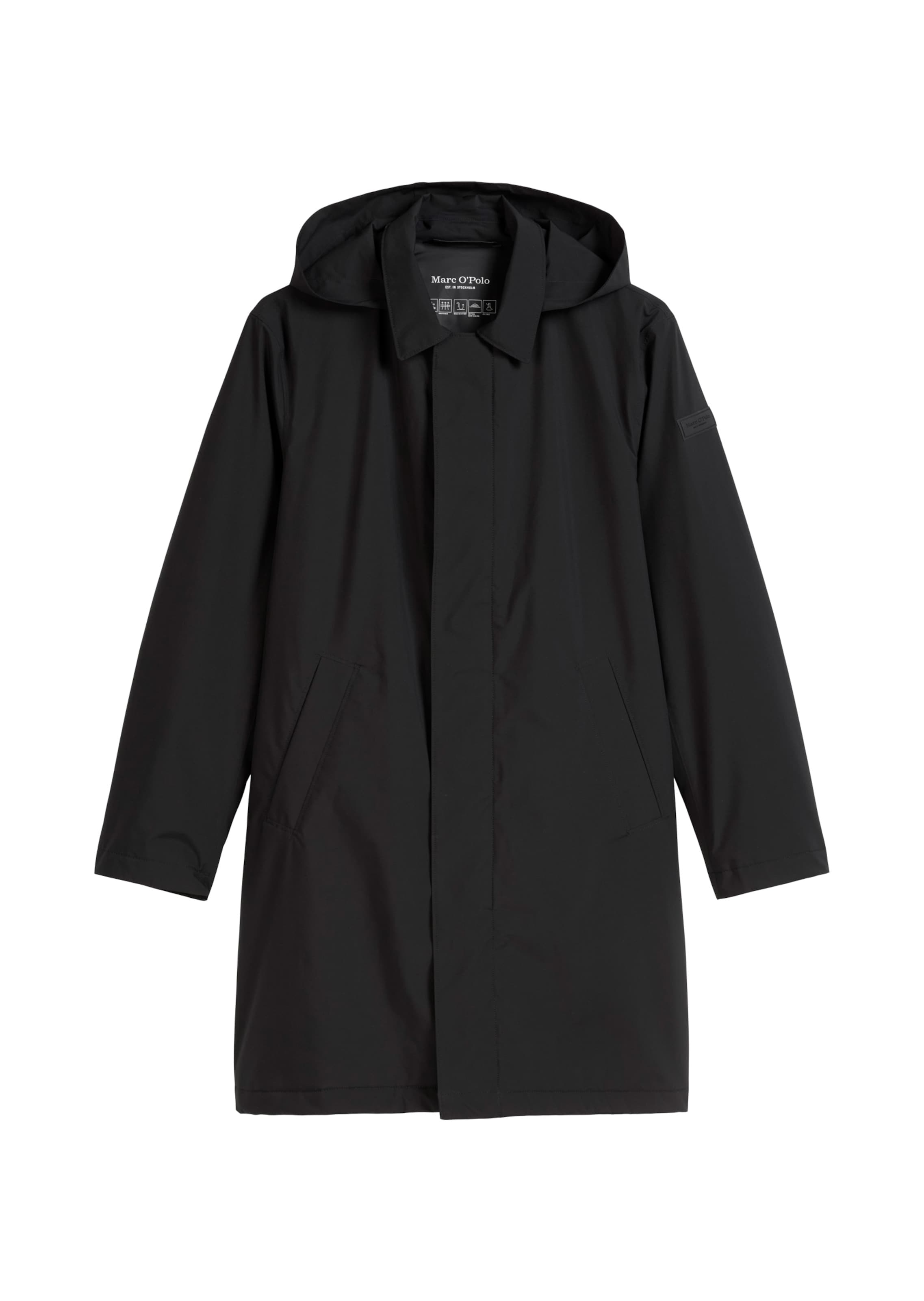 Cappotto di mezza stagione di Marc O&#x27;Polo in nero: frontale