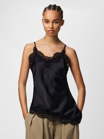 PIECES - Top 'PCJessa' en negro: frente