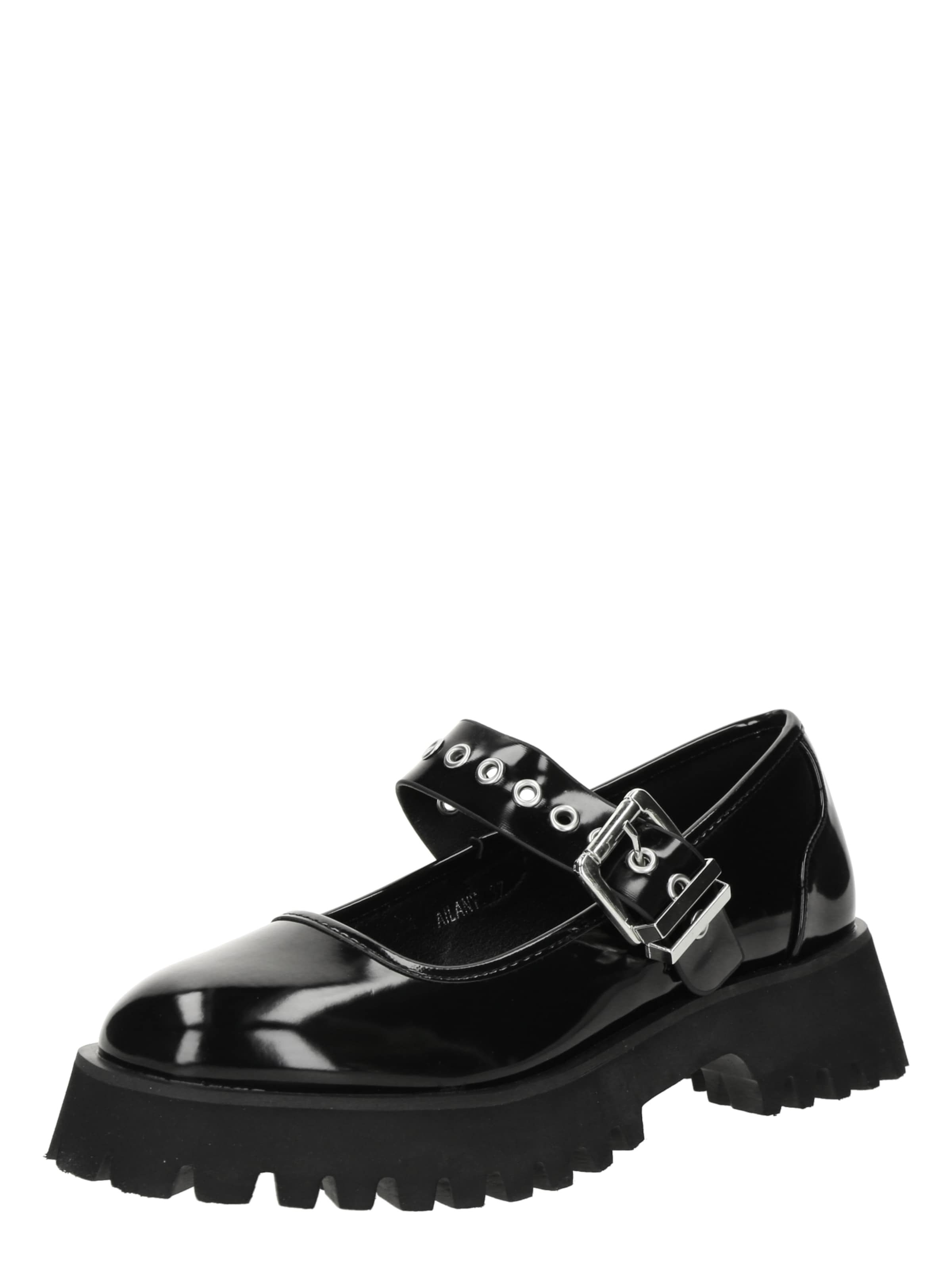 Raid Slipper 'AILANY' in Schwarz: Vorderseite