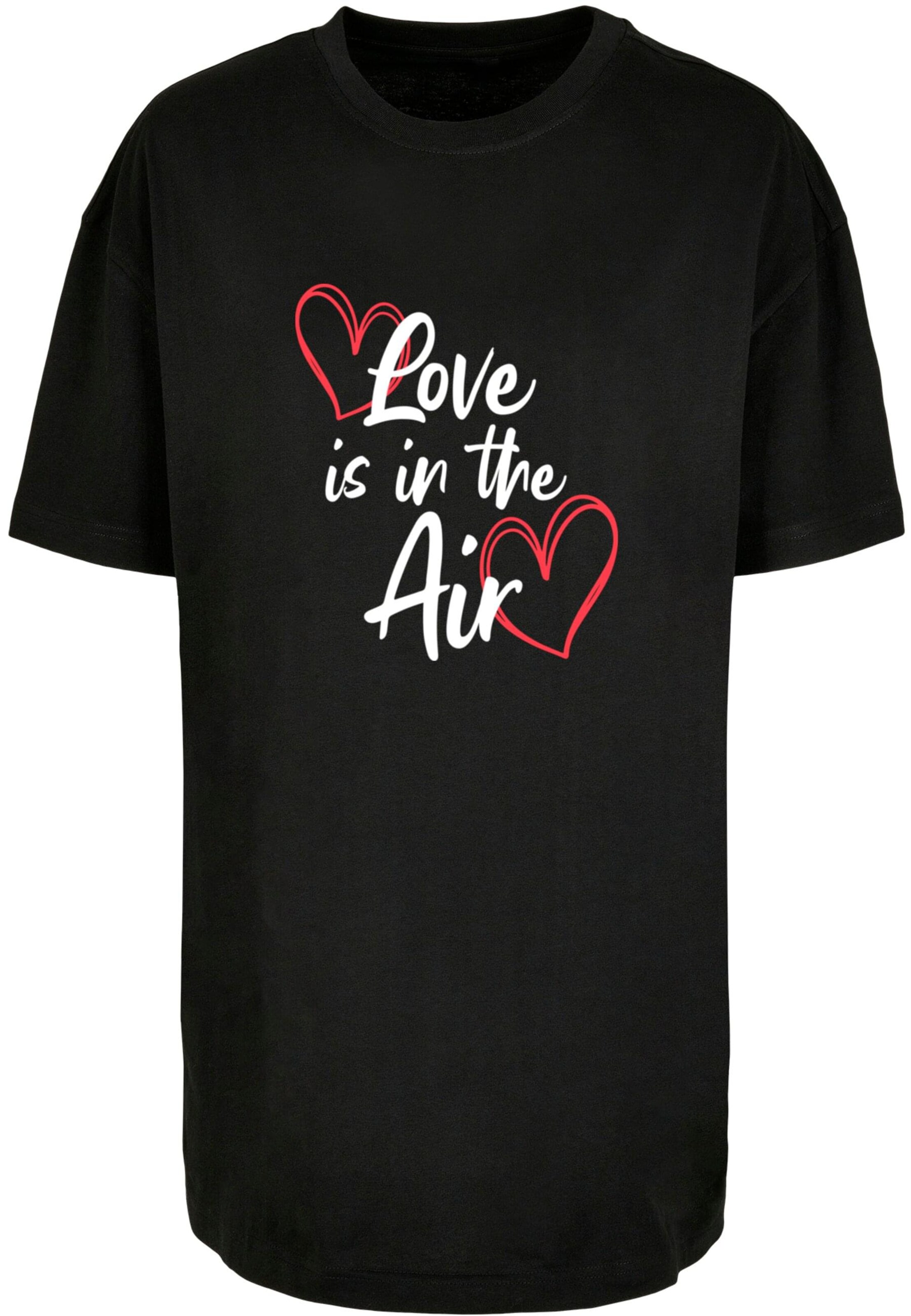 T-shirt 'Valentines Day - Love is in the Air' Merchcode en noir : devant