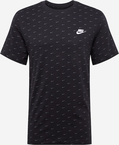 Tricou Nike Sportswear pe negru / alb, Vizualizare produs