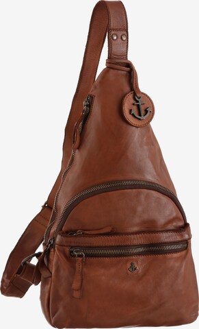 ASH Backpack in Brown: front